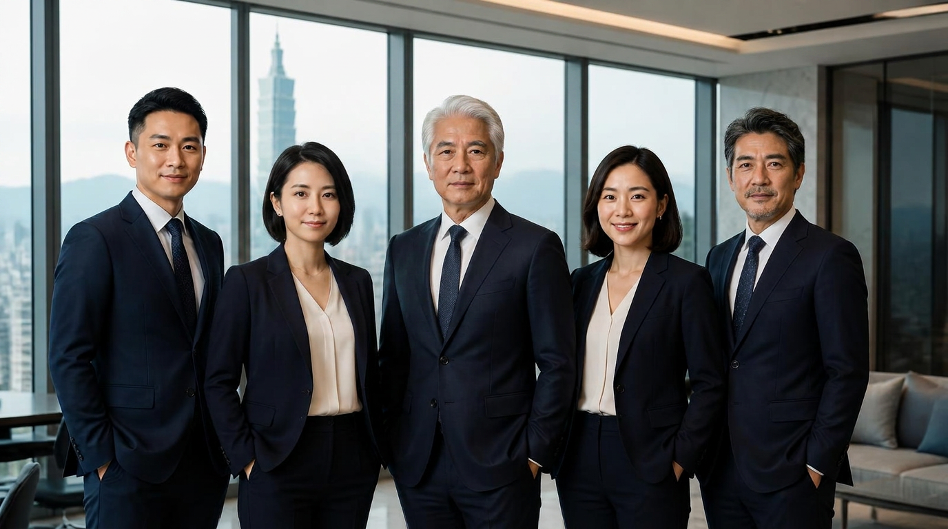 杉博顧問專業團隊於台北辦公室合影